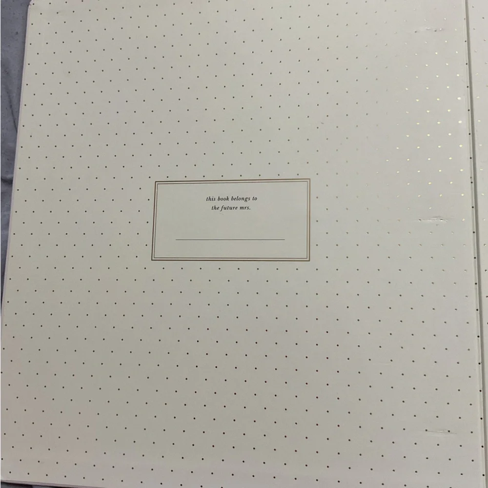 Used Kate spade wedding planner/binder